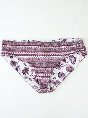 Becca Reversible Hipster Paisley Swim Bottom Multi Womens 2X (20-22)